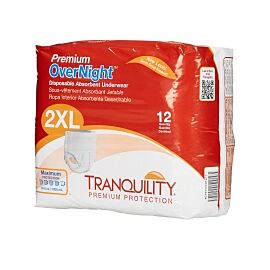 Tranquility Premium OverNight Absorbent Underwear, Extra Extra Large