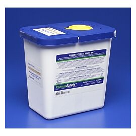 PharmaSafety Pharmaceutical Waste Container, 10 H x 10½ W x 7¼ D Inch