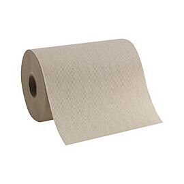 Pacific Blue Basic Paper Towels, 1-Ply, Hardwound Roll - Continuous Sheet, Brown, 7 7/8 in x 350 ft