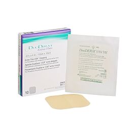 DuoDerm Extra Thin Hydrocolloid Dressing, 4 x 4 Inch