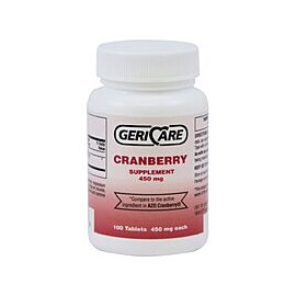 Geri-Care 450 mg Cranberry Supplement Tablets
