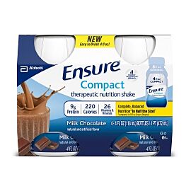 Ensure Compact Therapeutic Nutrition Shake Chocolate Oral Supplement, 4 oz. Bottle