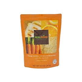 Real Food Blends Orange Chicken, Carrots & Brown Rice Ready to Use Tube Feeding Formula, 9.4 oz. Pouch