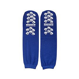 McKesson Terries Bariatric Slipper Socks, Extra Wide, Double Imprint - Skid-Resistant