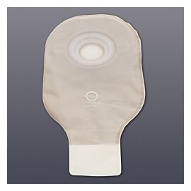 Premier Flextend One-Piece Drainable Transparent Colostomy Pouch, 12 Inch Length, 1-3/8 Inch Stoma