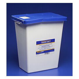 PharmaSafety Pharmaceutical Waste Container, Plastic - 12 Gal, 18.25 in x 18.75 in
