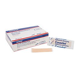 Coverlet Adhesive Strip - Sterile, Absorbent Fabric Bandage