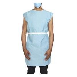 McKesson Exam Gown 30in. x 42in., Blue