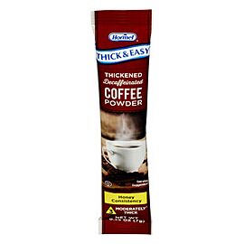 Thick & Easy Honey Consistency Coffee Thickened Decaf Beverage 7 Gram Packet