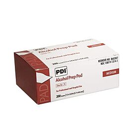 PDI Isopropyl Alcohol Prep Pad Nonwoven Gauze Sterile Medium
