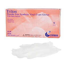 Trilon Medical Exam Gloves - Vinyl, Powder-Free, Latex-Free Glove