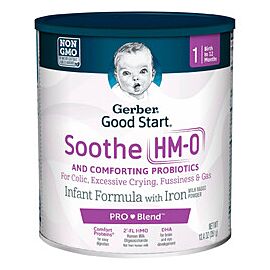 Gerber Good Start Soothe (HMO) Non-GMO Infant Formula 12.4 oz Can