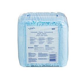 TENA Regular Underpads, Light Absorbency, Blue, Disposable, Latex-Free, 23 X 24 Inch