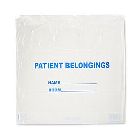 DawnMist White Patient Belongings Bag Drawstring Closure 20 X 20'' 250 per Case