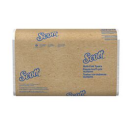 Scott Paper Towels, 1-Ply, Multifold - White, 8 in x 9 2/5 in