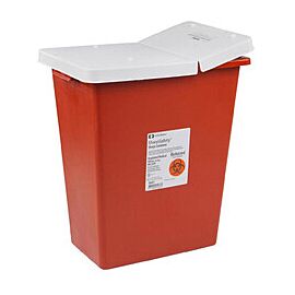 SharpSafety Plastic 12 Gallon Sharps Container 8933 NonSterile 1 Each