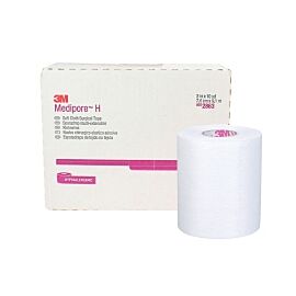 3M Medipore H Cloth Medical Tape, 3 Inch x 10 Yard, White