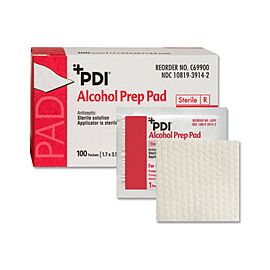 PDI Isopropyl Alcohol Prep Pad Nonwoven Gauze Sterile Large