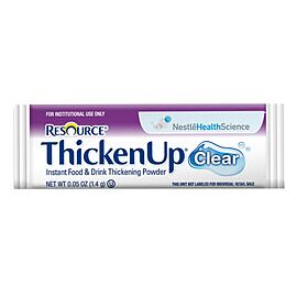 Resource Thickenup Clear Unflavored Instant Food & Drink Thickener 1.4 Gram Packet