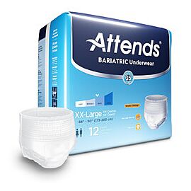 Attends Bariatric Incontinence Underwear, Heavy Absorbency - Size 2XL