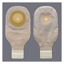 Premier Flextend One-Piece Drainable Transparent Colostomy Pouch, 12 Inch Length, Up to 2 Inch Stoma