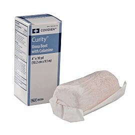 Curity Unna Boot with Calamine and Zinc Oxide, 4 Inch x 10 Yard