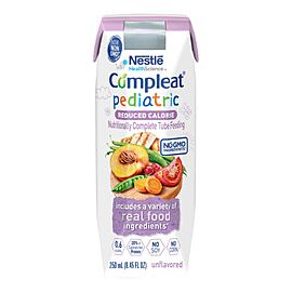Compleat Pediatric Reduced Calorie Tube Feeding Formula Unflavored 8.45 oz 24 Ct