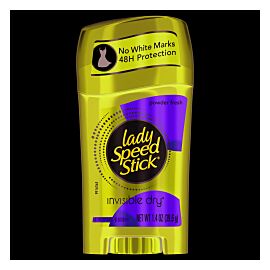 Lady Speed Stick Powder Fresh Invisible Dry Solid Deodorant