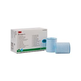 3M Micropore S Silicone Medical Tape, 2 Inch x 5-1/2 Yard, Blue