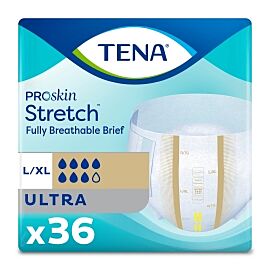 Tena Stretch Ultra Incontinence Brief, Large / Extra Large
