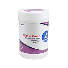 Nice'n Fresh Baby Wipe Canister Scented 140 per Pack