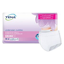 TENA Women's Incontinence Underwear, Super Plus Heavy Absorbency