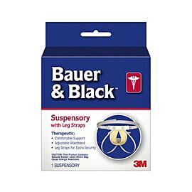 Bauer & Black Athletic Supporter, Suspensory with Leg Straps