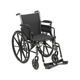 drive Cruiser III Manual Wheelchair, 18 Inch Seat Width