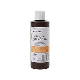 McKesson Hydrogen Peroxide Antiseptic, 4 oz. Bottle