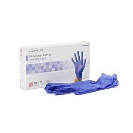 McKesson Confiderm 3.0 Nitrile Exam Glove, Small, Blue