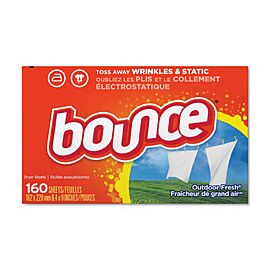 Bounce Dryer Sheets, Outdoor Fresh Scent - 6.4 in x 9 in