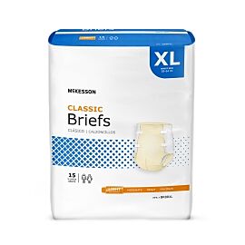 McKesson Classic Light Absorbency Incontinence Brief, Extra Large