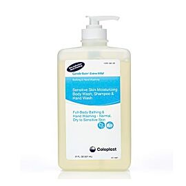 Coloplast Gentle Rain Shampoo and Body Wash, Scented, 21 oz Pump Bottle