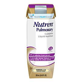 Nutren Pulmonary Vanilla Complete Liquid Nutrition 250 mL Carton