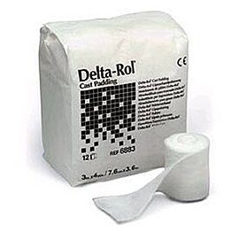 Delta-Rol Undercast Cast Padding Acrylic White