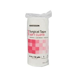 McKesson Cloth Medical Tape, 6 Inch x 10 Yard, White