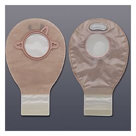 New Image Two-Piece Drainable Transparent Filtered Ostomy Pouch, 7 Inch Length, 1¾ Inch Flange