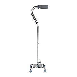 McKesson Quad Cane, Small Base - Steel, 300 lbs Capacity, 30 in to 39 in Height