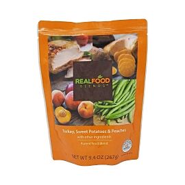 Real Food Blends Turkey, Sweet Potatoes & Peaches Ready to Use Tube Feeding Formula, 9.4 oz. Pouch