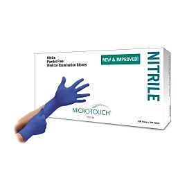 Micro-Touch Nitrile Exam Glove, Extra Large, Blue