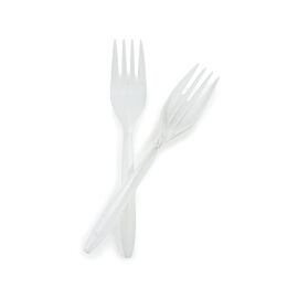 McKesson Polypropylene Fork, White