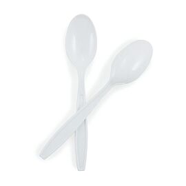 McKesson Polypropylene Spoon, White