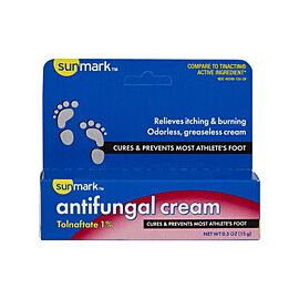 sunmark 1% Tolnaftate Antifungal Cream 0.5 oz Tube