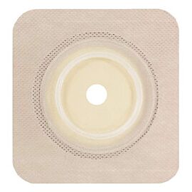 Securi-T Ostomy Barrier, 2-Pc - Adhesive Tape Collar, Flat, Cut to Fit, Extended Wear, 57 mm Flange, 1.75" Opening
